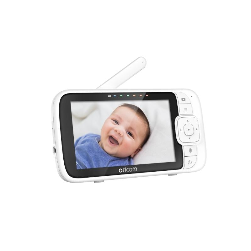 5” Smart HD Nursery Pal Skyview Baby Monitor With Cot Stand - Oricom New Zealand 