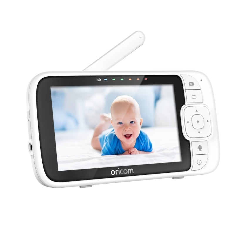 The Oricom OBH500 Smart 5″ WiFi Video Baby Monitor offers remote access to a smartphone to ensure you are able to stay close to your baby in the home, or while away. Utilise the feature-rich HubbleClub for Partners App to view comprehensive monitoring of your baby and experience true peace of mind.