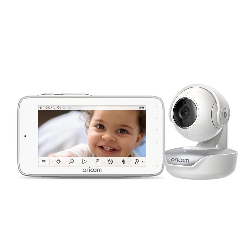 More than just a baby monitor, the Oricom OBH36T Smart 5″ WiFi Touchscreen Video Baby Monitor, powered by Hubble Connected, is a 5” HD Touchscreen video baby monitor with a host of quality-rich features that offer parents true peace of mind.