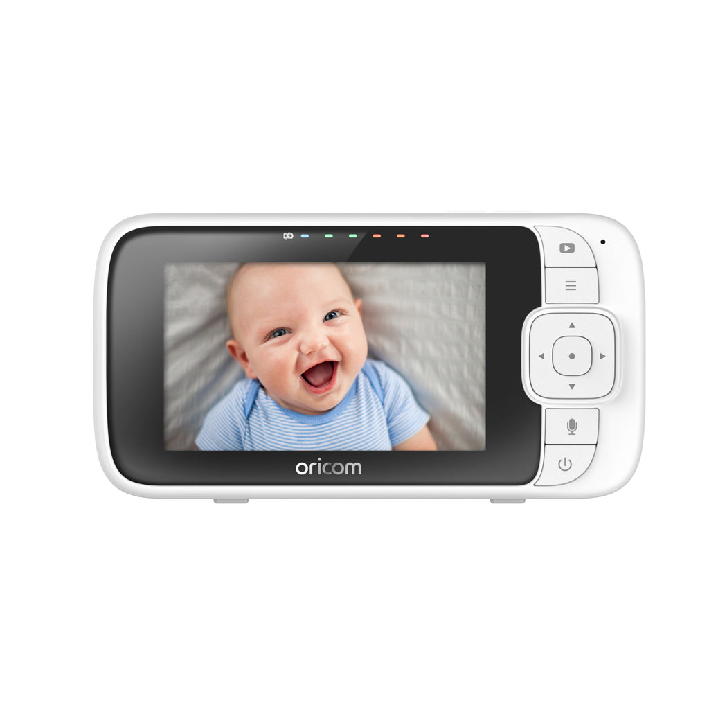 The Oricom OBH430 Smart 4.3″ WiFi Video Baby Monitor offers remote access to a smartphone to ensure you are able to stay close to your baby in the home, or while away. Utilise the feature-rich HubbleClub for Partners App to view comprehensive monitoring of your baby and experience true peace of mind. 
