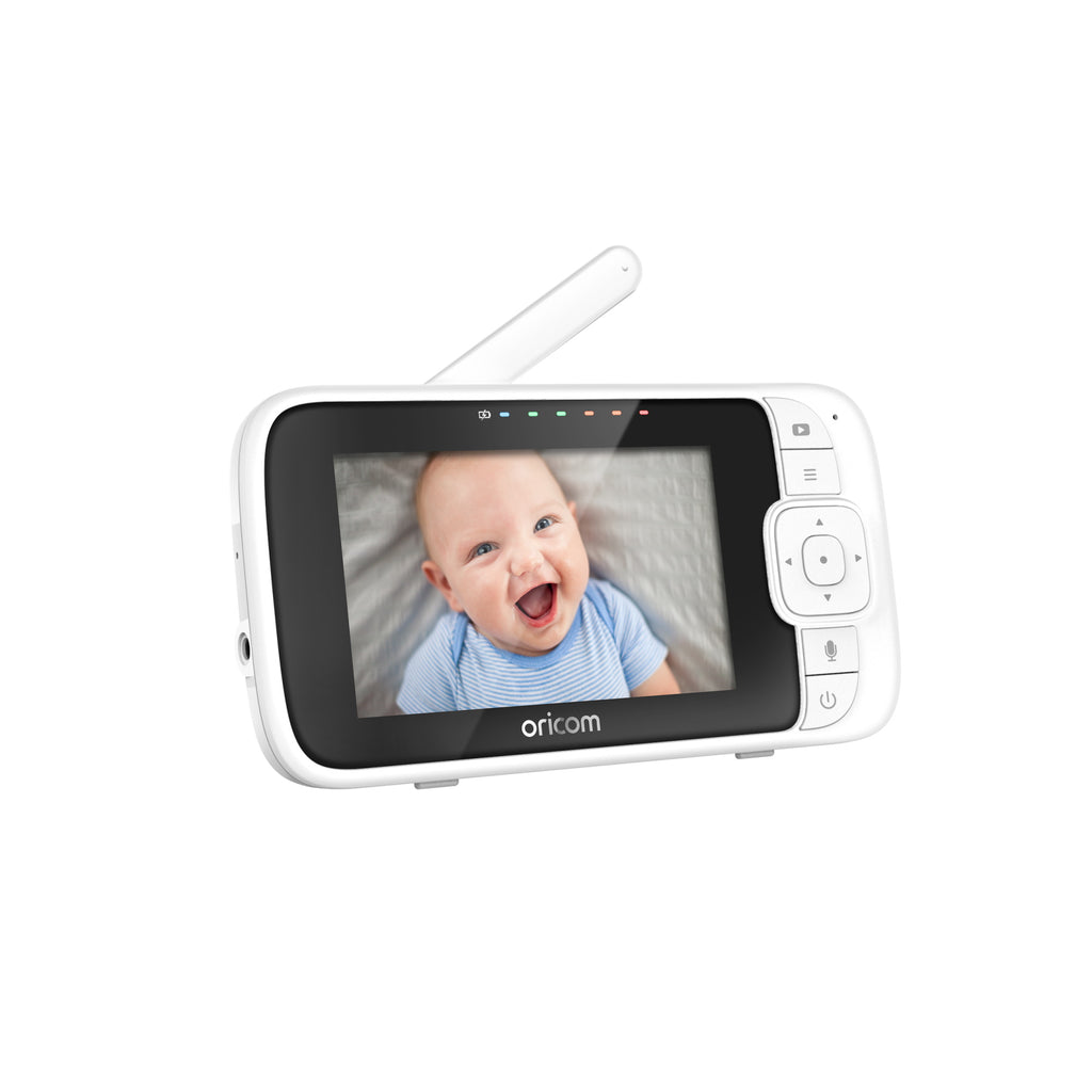 The Oricom OBH430 Smart 4.3″ WiFi Video Baby Monitor offers remote access to a smartphone to ensure you are able to stay close to your baby in the home, or while away. Utilise the feature-rich HubbleClub for Partners App to view comprehensive monitoring of your baby and experience true peace of mind. 